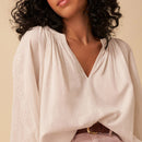 Scarlett Blouse - Ecru