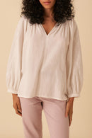 Scarlett Blouse - Ecru