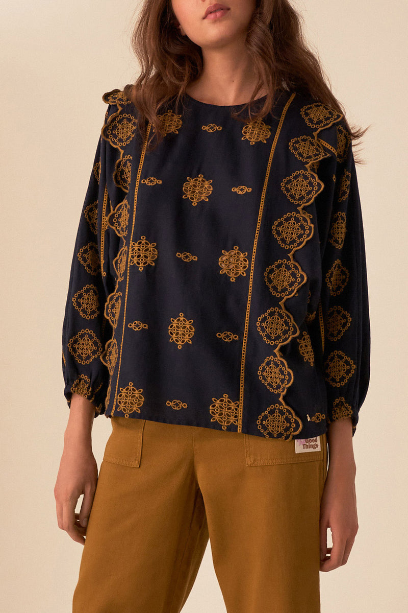 Blouse Scarlie - Marine