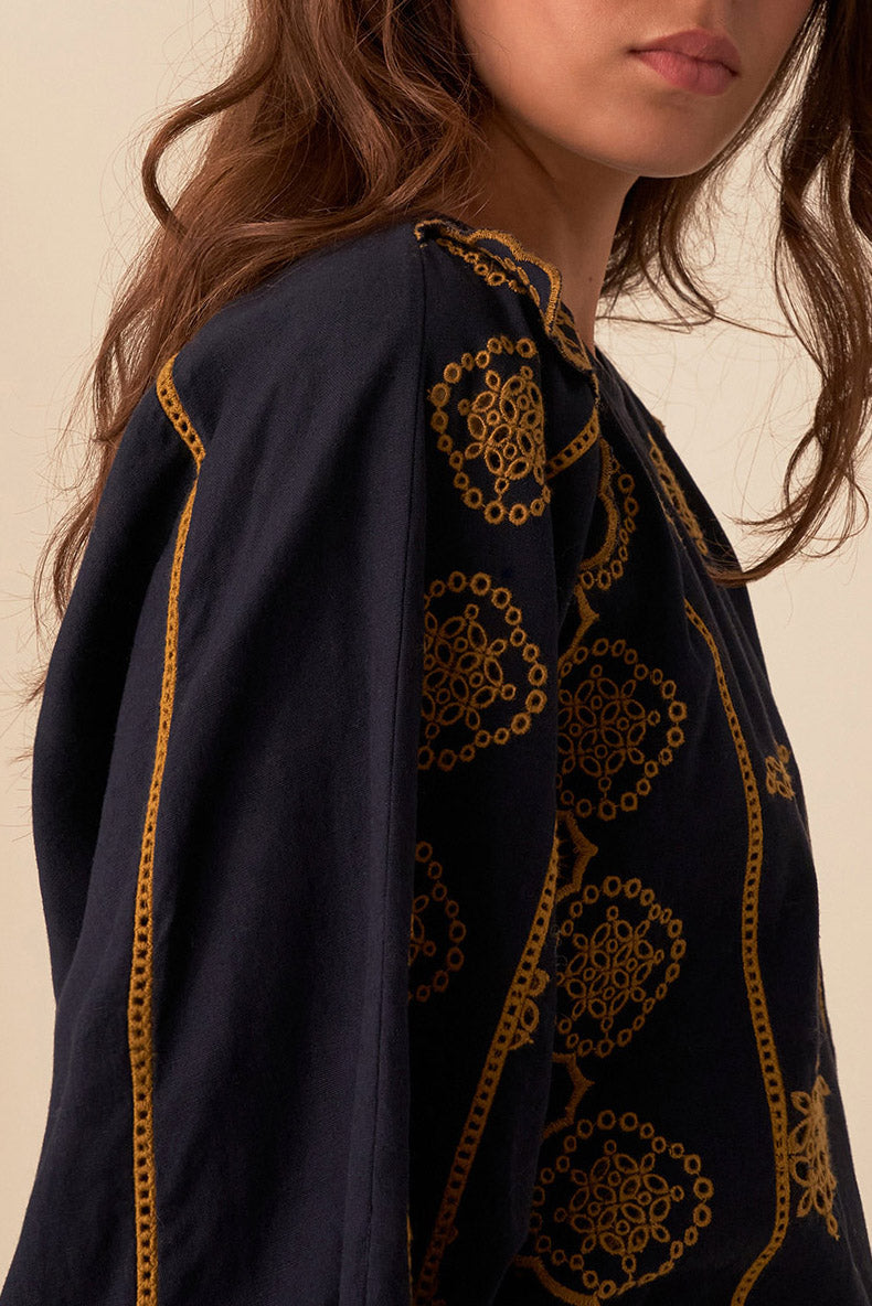 Blouse Scarlie - Marine