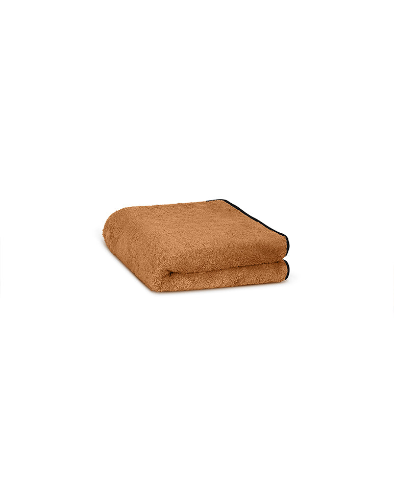 Serviette Cheveux - Macchiato Liseré Noir