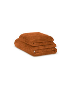 Serviette Cheveux - Caramel Liseré Blanc