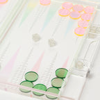 Ombre Lucite Backgammon Blu-Ray
