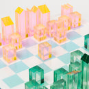Sorberto De Ajedrez Y Damas Lucite Ombre