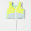 Gilet De Natation Salty Le Requin 2-3 Aqua Jaune Néon