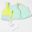 Gilet De Natation Salty Le Requin 2-3 Aqua Jaune Néon