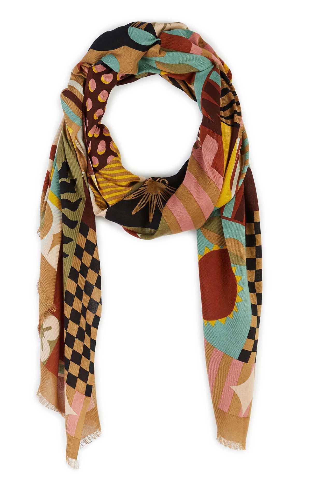 Scritch Khaki Scarf