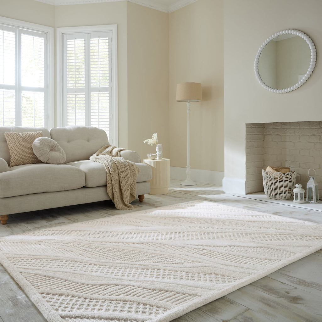 Abstract Wool Rug