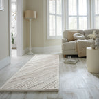 Abstract Wool Runner Rug