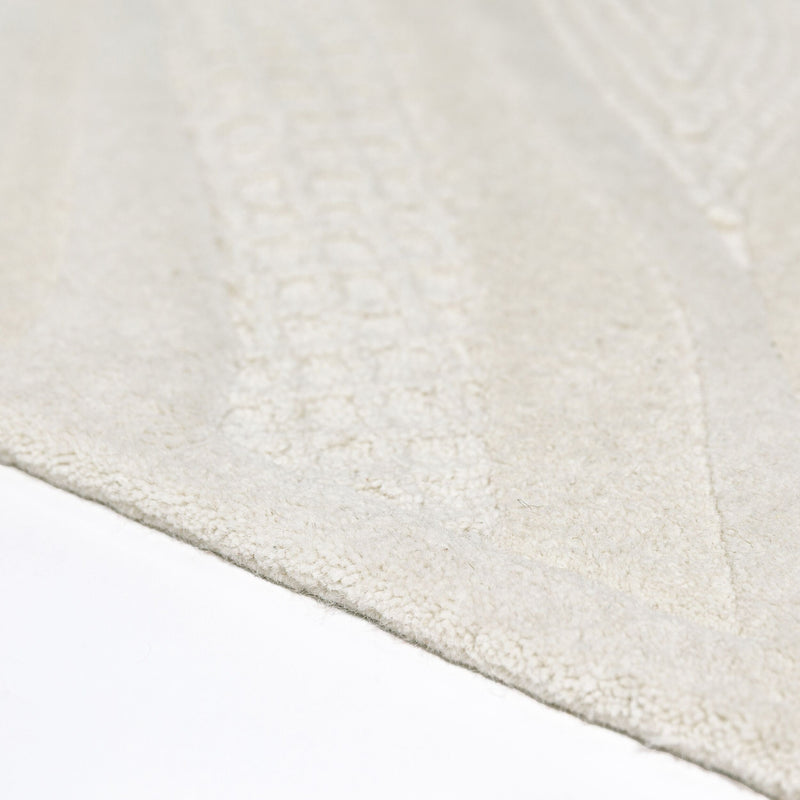 Tapis En Laine De Couloir Abstrait