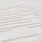 Raised Blocks Wool Rug