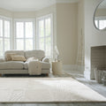 Raised Blocks Wool Rug