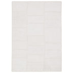 Raised Blocks Wool Rug