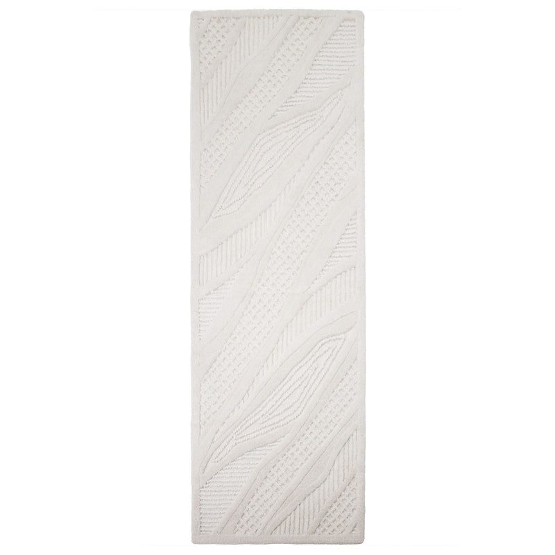 Tapis En Laine De Couloir Abstrait