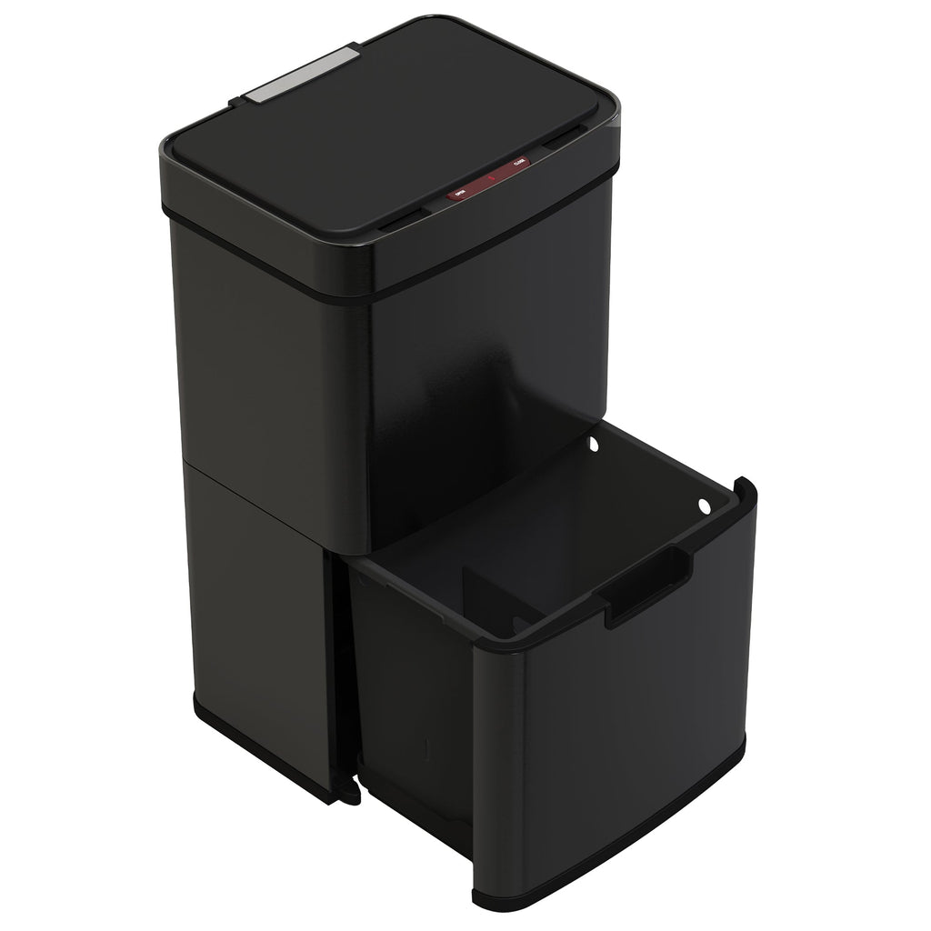 Poubelle De Tri Automatique Narvik - 75L - Noir