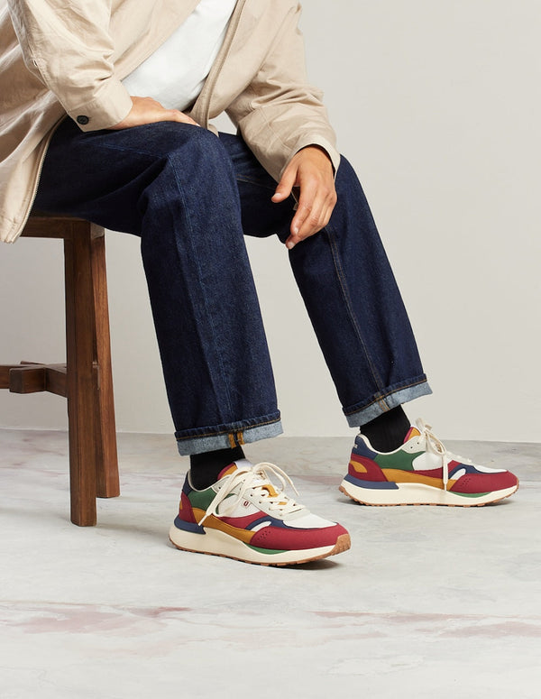 Zapatillas bajas Anael - Borgoña Marino Crudo
