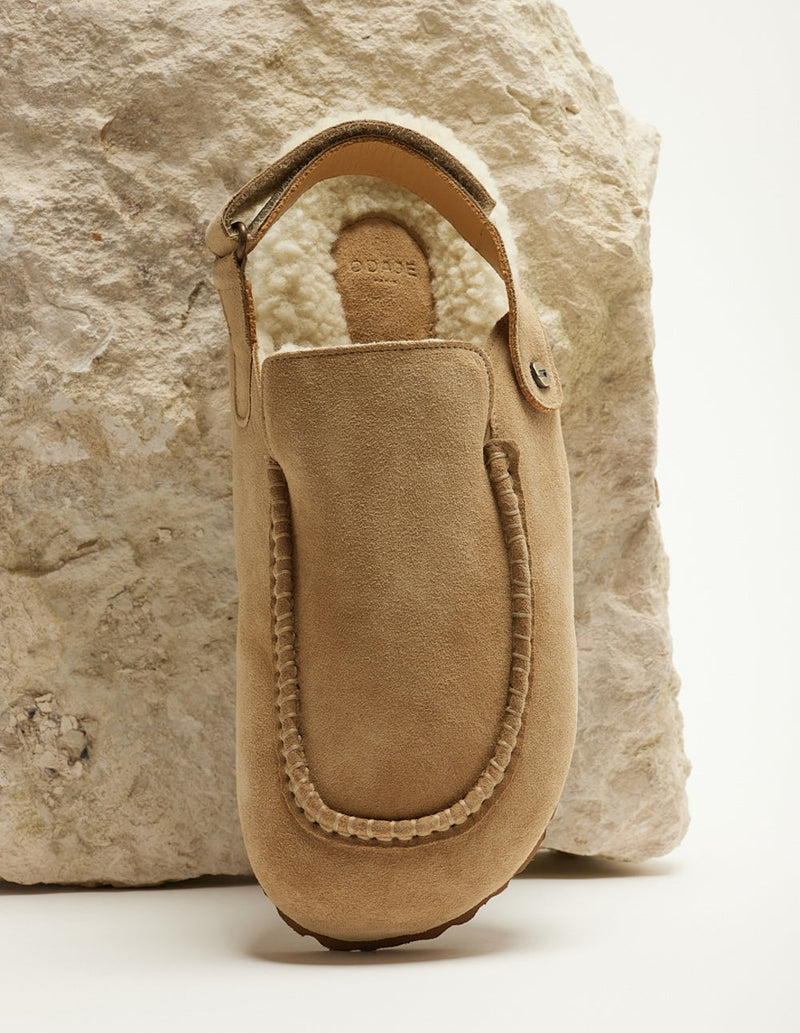 Mules Dahlia - Suède Taupe