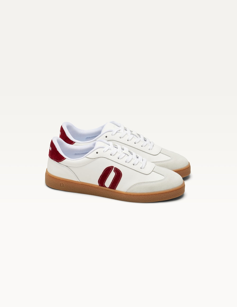 Baskets basses Lucia - Blanc bordeaux