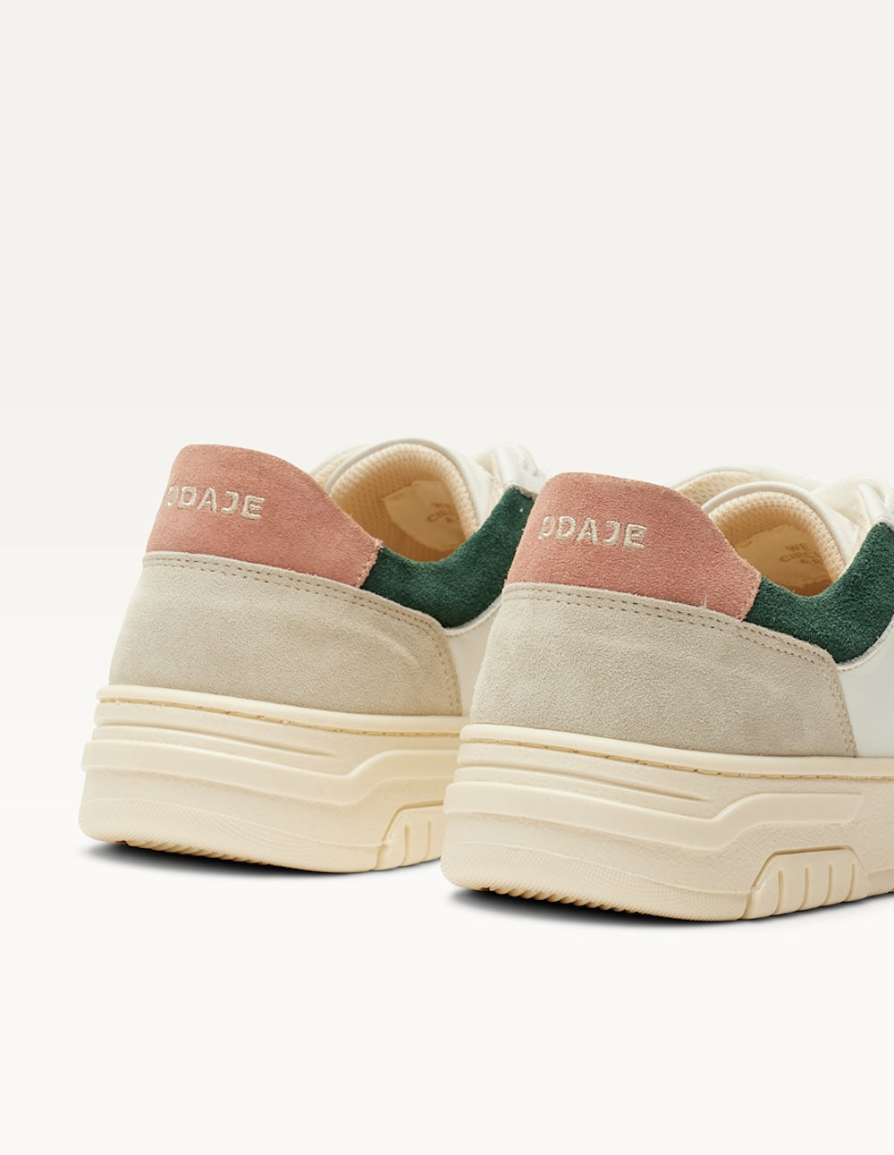 Baskets Basses Nora - Gris Clair Blanc Canard - Femme