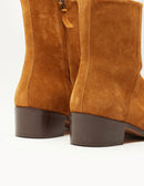 Bottines Sybille - Suède Ambre