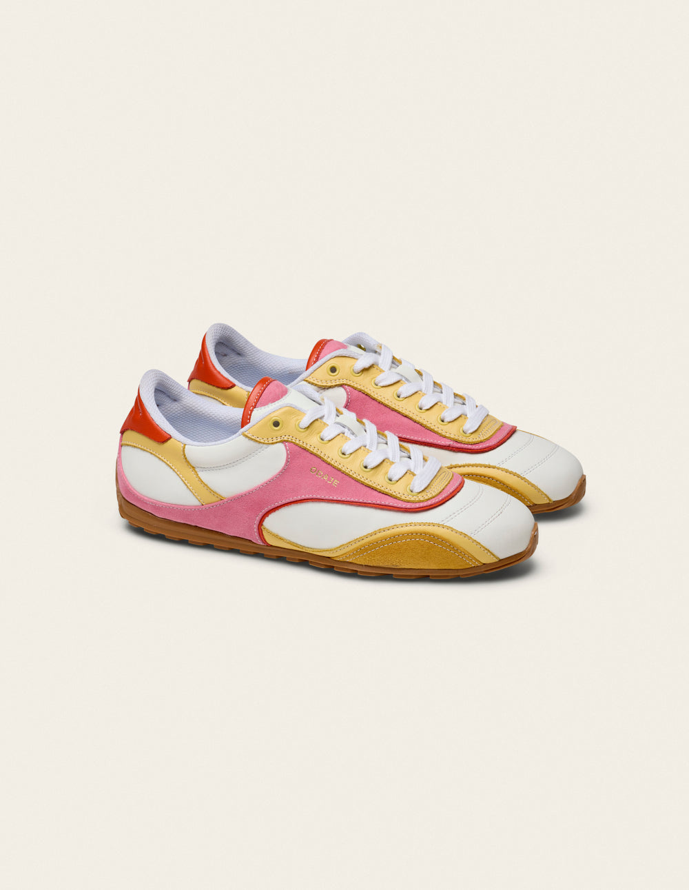 Baskets basses Chantua - Citron fuchsia orange