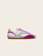 Baskets basses Chantua - Lilas turquoise orange