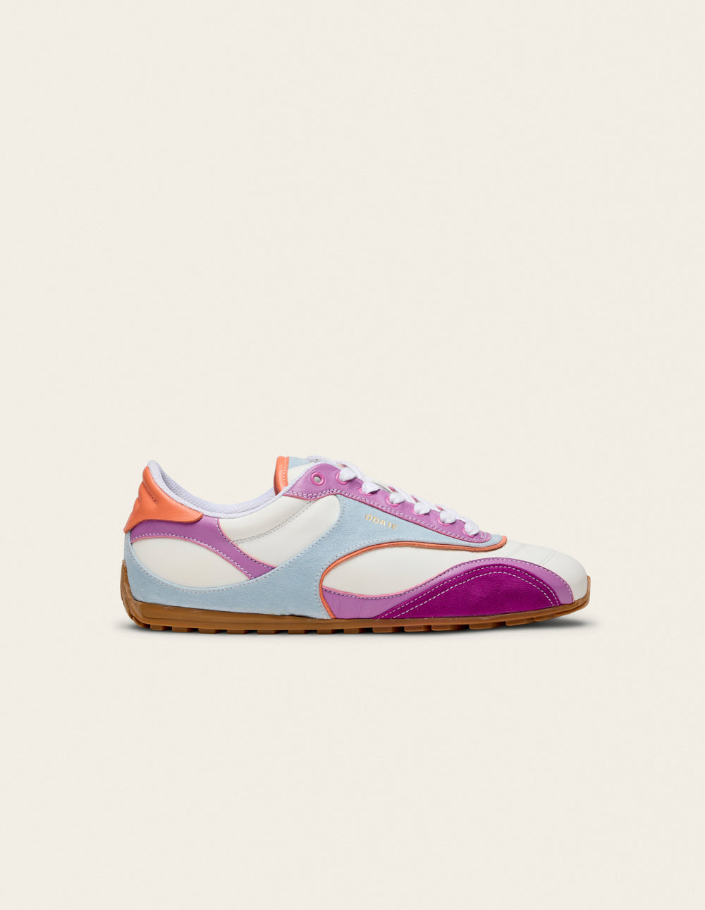 Baskets basses Chantua - Lilas turquoise orange