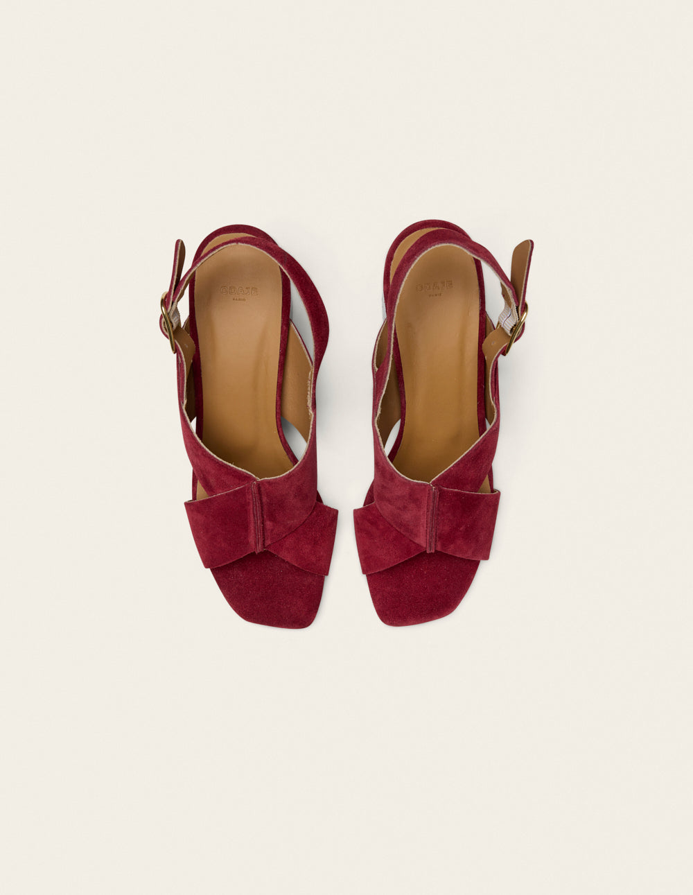Sandales à talons Dea - Suède pourpre