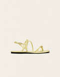 Sandales Nilu - Cuir jaune pastel