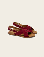 Sandales Paloma - Suède pourpre