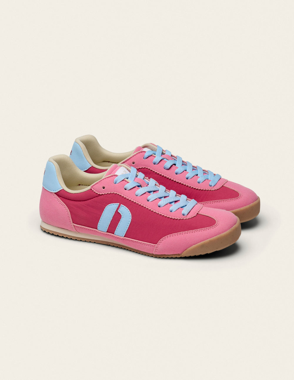 Baskets basses Riya - Rose ciel