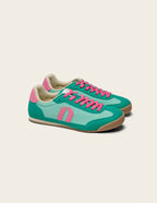 Baskets basses Riya - Vert rose