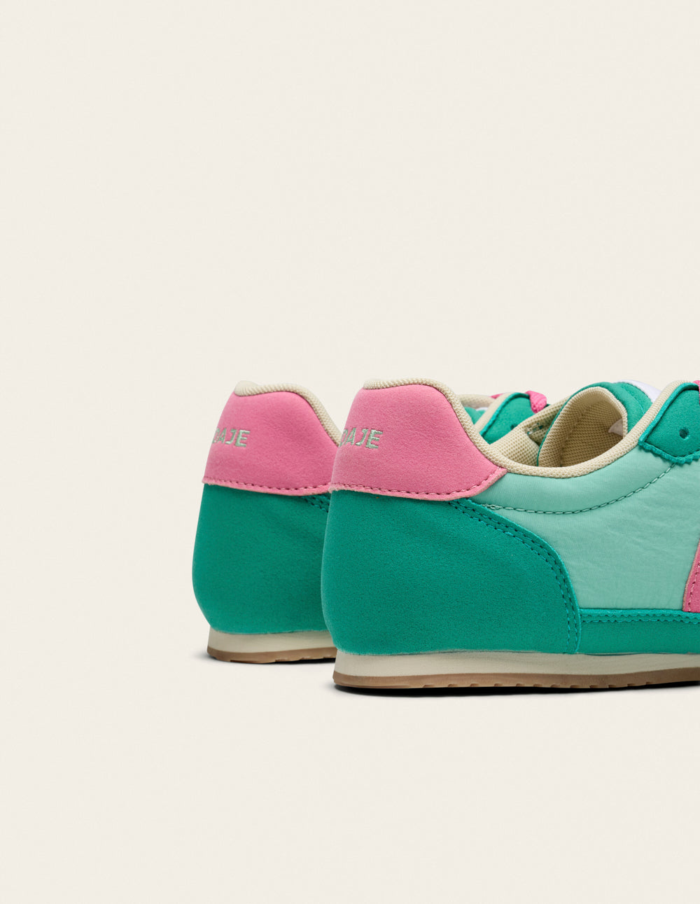 Baskets basses Riya - Vert rose