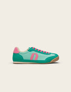 Baskets basses Riya - Vert rose