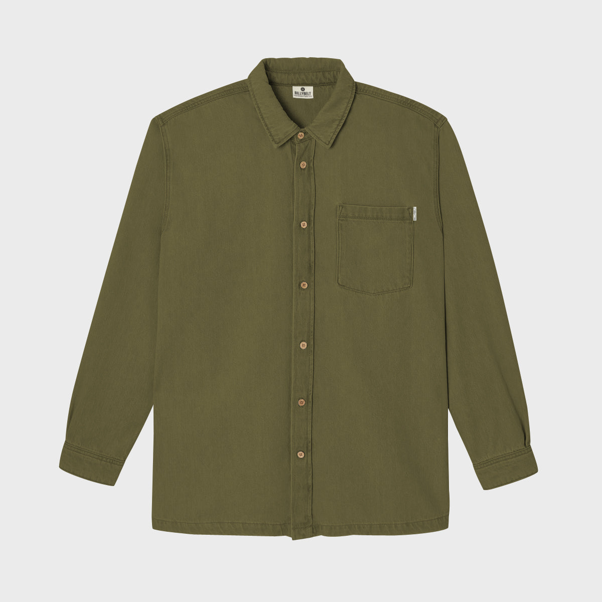 Sobrecamisa De Denim - Caqui