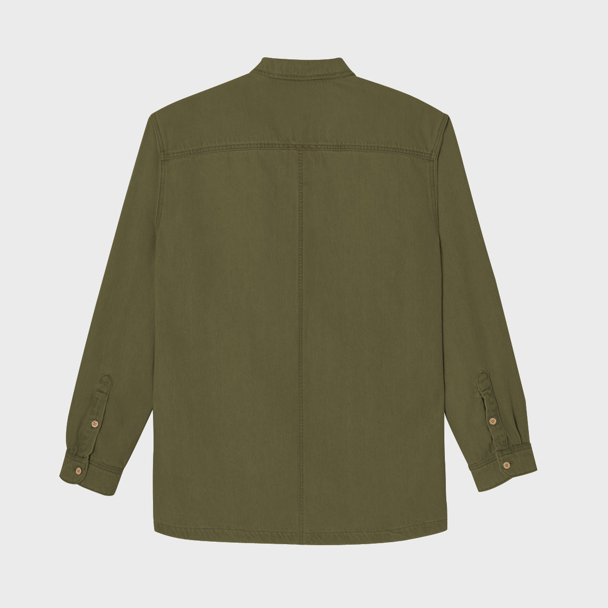 Sobrecamisa De Denim - Caqui