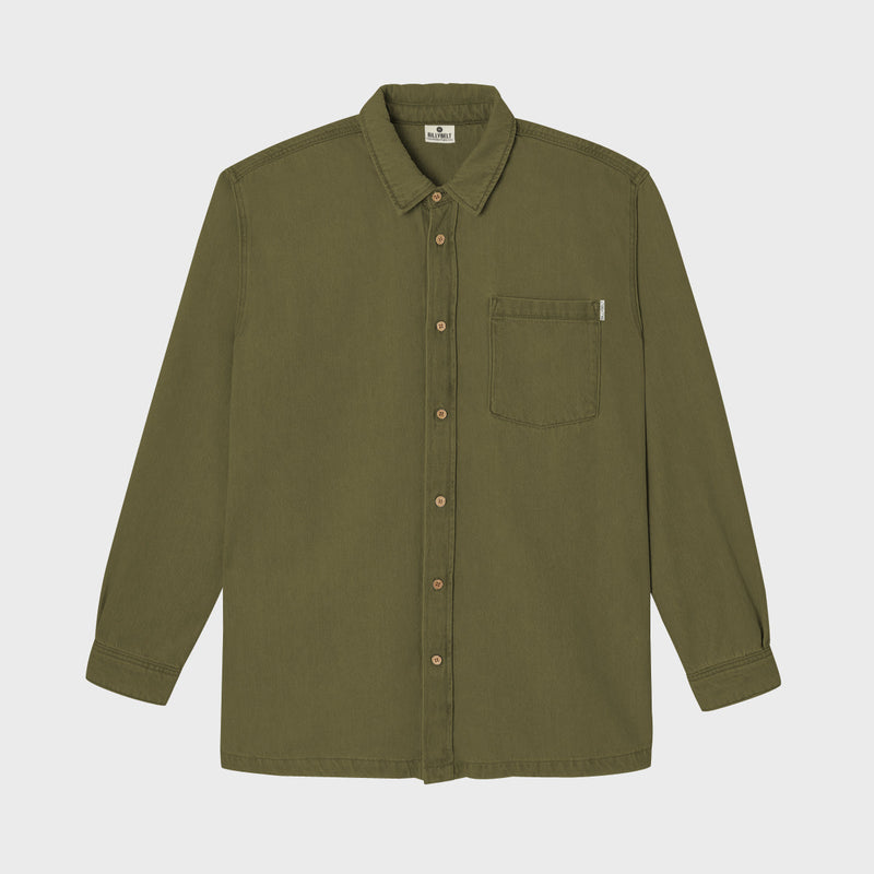 Surchemise En Denim - Kaki