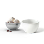 Sauter - Set Di 4 Ciotole Frosty Cups - Porcellana - Bianco