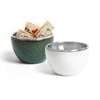 Set De 4 Bols En Porcelaine - Vert Azure