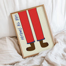 Affiche Pajamas All Day - Rouge
