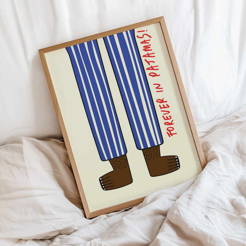 Affiche Forever In Pajamas - Blue