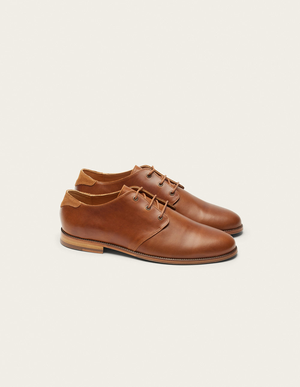 Derbies Alphonse - Cuir Pull-Up Miel