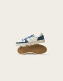 Baskets Basses Arthur - Pétrole Blanc