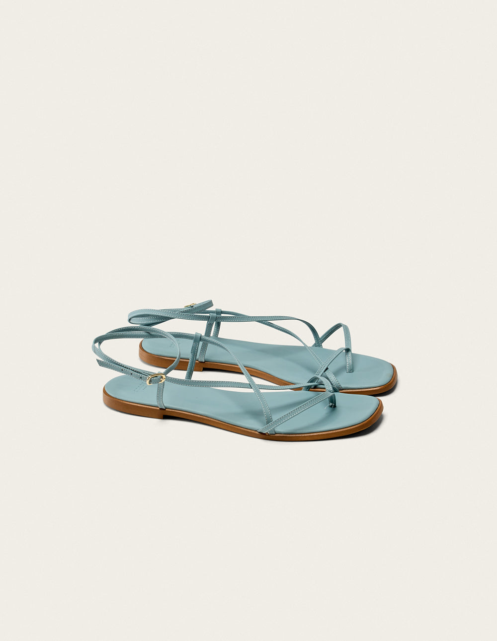 Sandales Bayli - Cuir Ciel