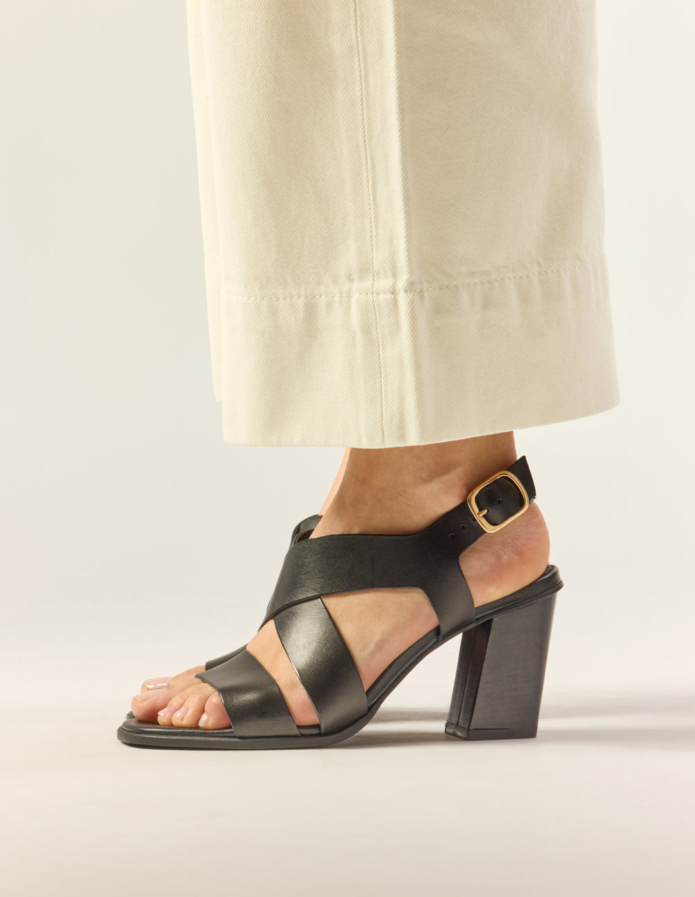 Sandales À Talons Dasun - Cuir Noir
