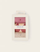 Pack De 3 Chaussettes - Fantaisie Losanges Et Paillettes Beige Rose