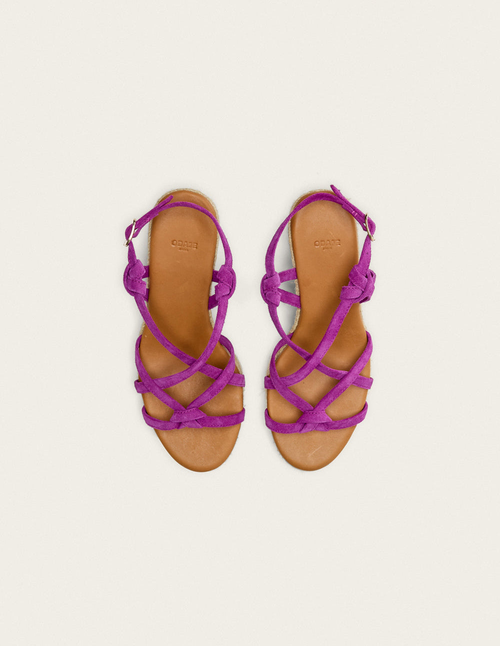 Espadrilles Fidi - Suède Magenta