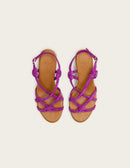 Espadrilles Fidi - Suède Magenta