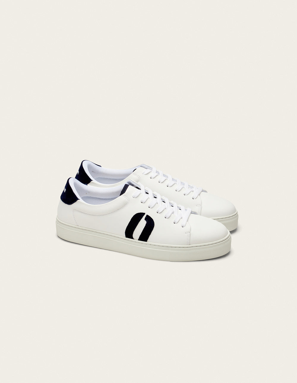 Baskets Basses Gabin - Blanc Marine - Homme