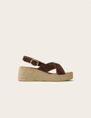 Espadrilles Hawa - Suède Marron